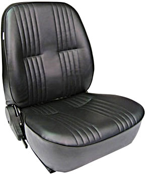 BUCKET SEAT,LOW BACK,BLACK LEFT