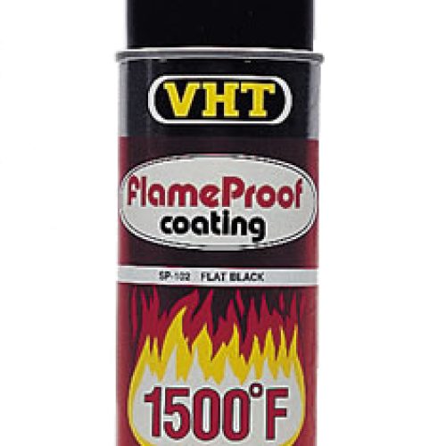 HI TEMP EXHAUST PAINT WHITE   FLAT WHITE