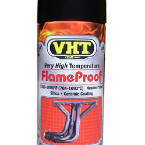 HI TEMP EXHAUST PAINT BLACK   FLAT BLACK
