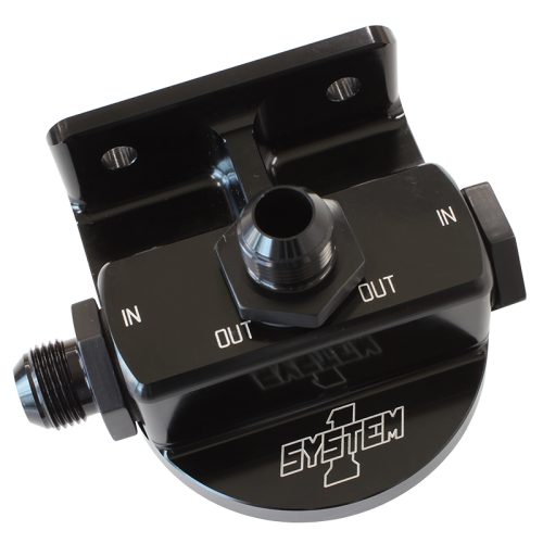 BILLET 3 PORT REMOTE MOUNT HP61-1/2-12 THREAD NIPPLE -16AN