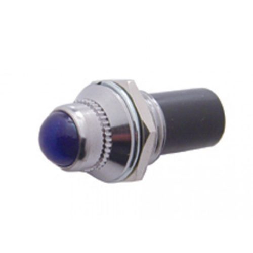 MINI 12V BLUE PILOT DASH LAMP WARNING LIGHT 3/8″ DIA