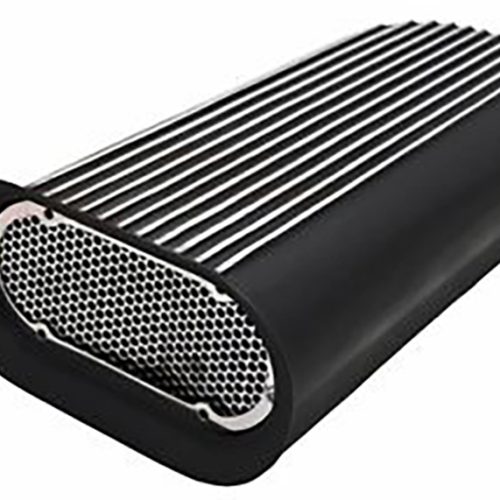 HOOD SCOOP BLACK  ALUMINIUM   DUAL “HILBORN STYLE”