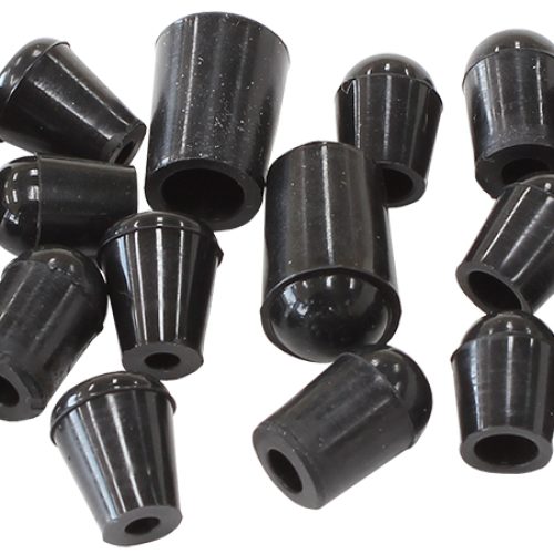 Vac blank off plugs (16) blacksilicone blank off caps x 16