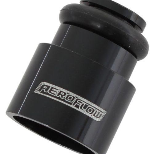 INJECTOR ADAPTER SHORT 14MM TO14MM FUEL RAIL SINGLE PACK BLK