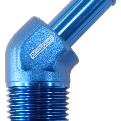 45 DEG 3/8″NPT TO -6 100 / 450SERIES BRAIDED HOSE AN SIZE