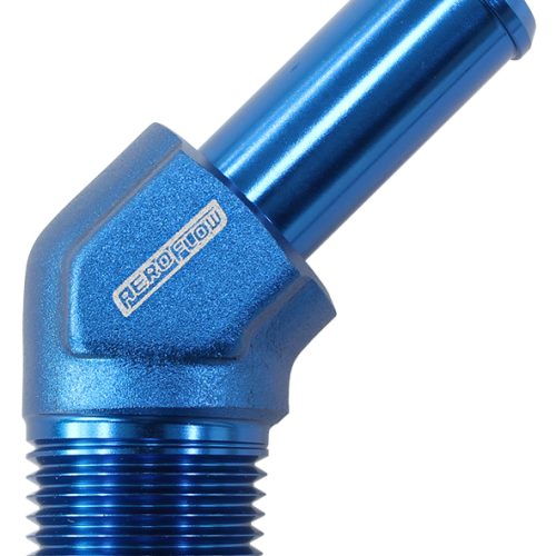 45 DEG 3/8″ NPT TO -8 100/450 SERIES BRIADED HOSE AN SIZE