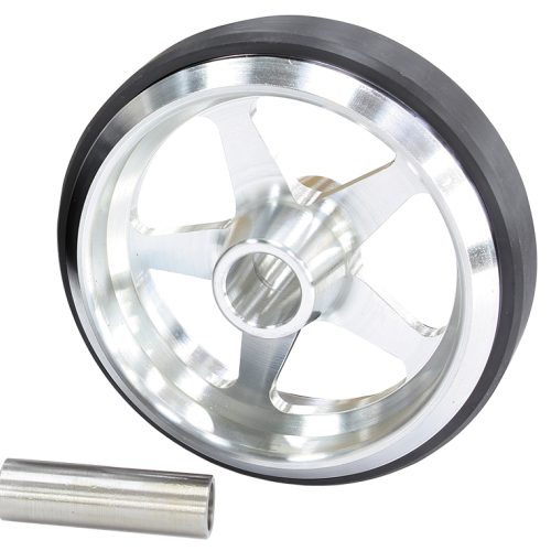 BILLET WHEELIE BAR WHEEL      10000ft/lbs load 3/8-1/2 SLEEV