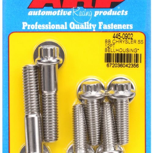 BB CHRYS BELLHOUSING BOLTS    12-POINT STAINLESS STEEL