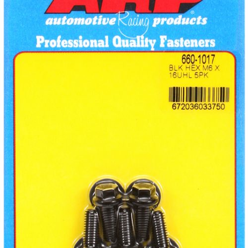 HEX BOLTS M6x1.00 x 16mm      8mm WRENCH (5-PACK) 6mm-1.00