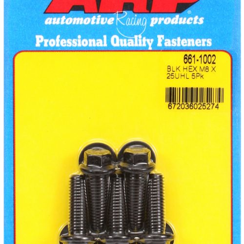 HEX BOLTS M8x1.25 x 25mm      10mm WRENCH (5-PACK) 8mm-1.25