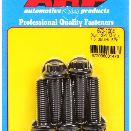 12PT BOLTS M10x1.50 x 35mm    12mm WRENCH (5-PACK) 10mm-1.50