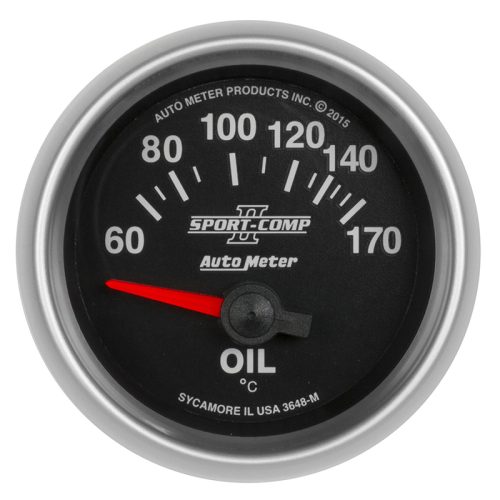 2-1/16″ OIL TEMP 60-170’C     SPORT-COMP II, SS ELECTRIC