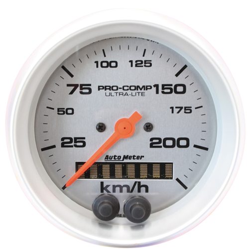 ULTRA-LITE 5″ GPS SPEEDO      225KPH, INTERNAL GPS ANTENNA