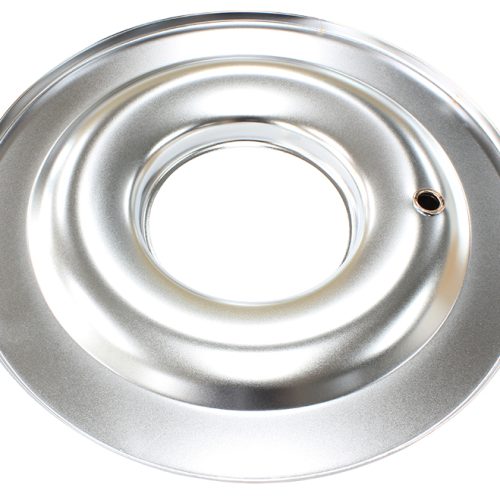 14″ AIR CLEANER BASE ONLY     FLAT BASE CHROME