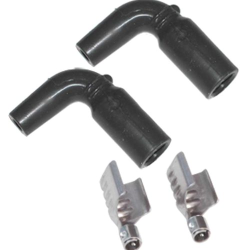 SPARK PLUG BOOTS & TERMINALS 90° LT1 STYLE, PAIR