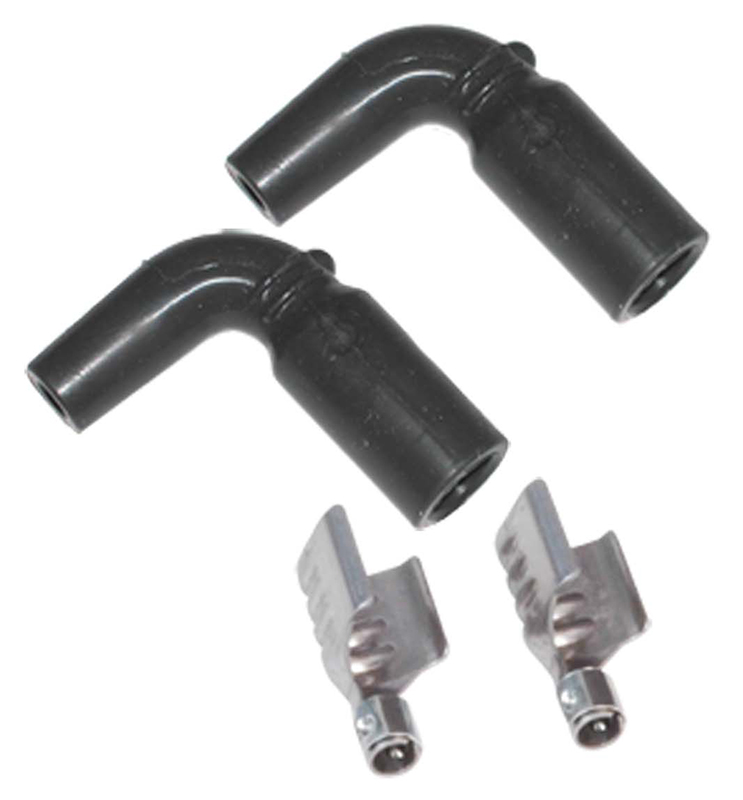 SPARK PLUG BOOTS & TERMINALS 90° LT1 STYLE, PAIR