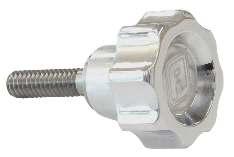 Polished bottle bracket nut suits AF6400