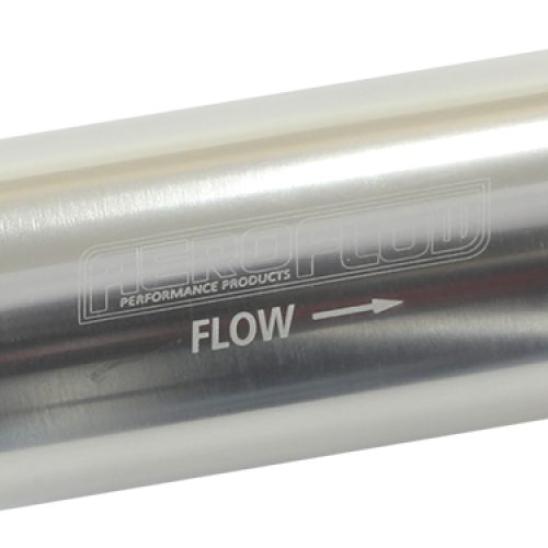 AEROFLOW PRO FILTER 10 MICRON SILVER FEMALE -8 ORB 1.25×3.5″