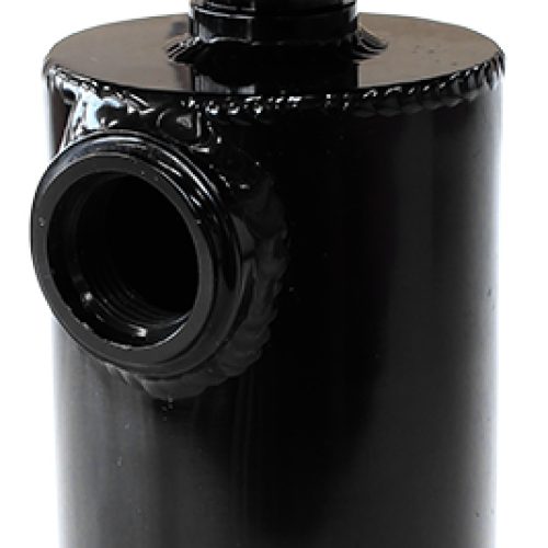 UNIVERSAL BREATHER TANK -12ORB6.5X3.5″ S/S BILLET BREATHER