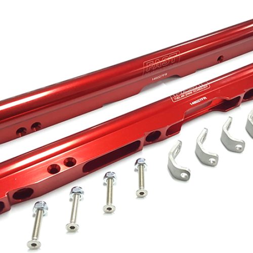 BILLET FUEL RAIL KIT, RED     LS1 & LS6 WITH LSX MANIFOLD
