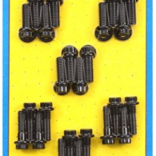 SB CHEV TPI INTAKE MANIFOLD BOLTS BLK 12PT TUNED PORT LATE