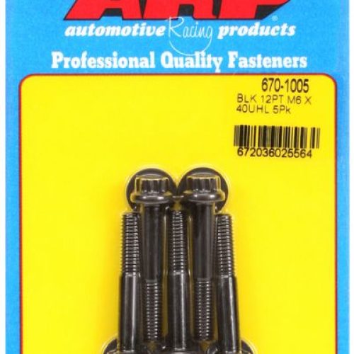 12PT BOLTS M6x1.00 x 40mm     8mm WRENCH (5-PACK) 6mm-1.00
