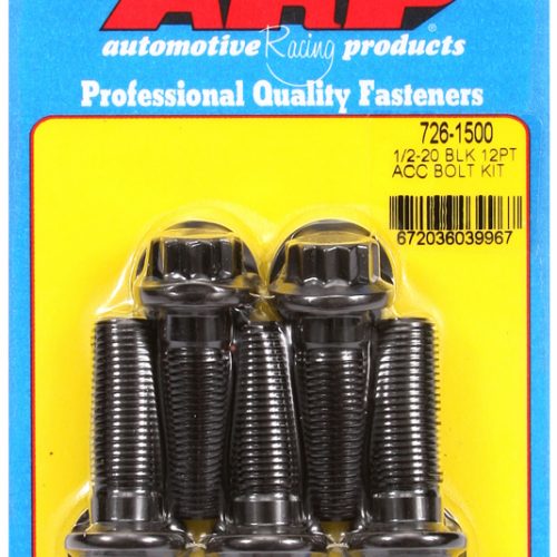 12PT BOLTS 1/2″ UNF x 1.50″   9/16″ WRENCH (5-PACK) 1/2-20