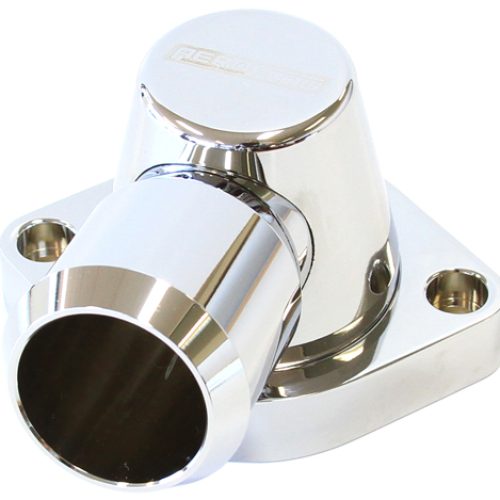 BILLET THERMOSTAT HOUSING CHROGM LS3 LSA 90 DEG SWIVEL