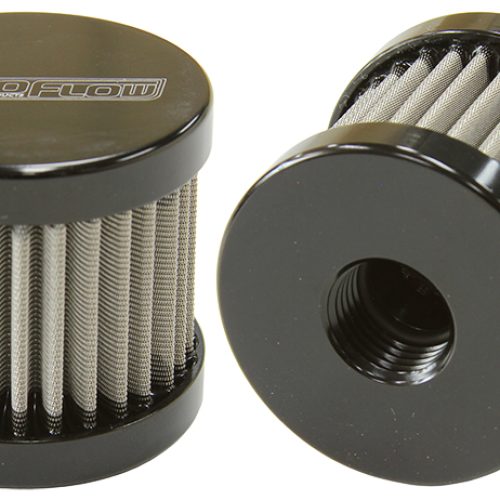 -6AN S/S BILLET BREATHER      WITH FEMALE -6AN RE-USABLE