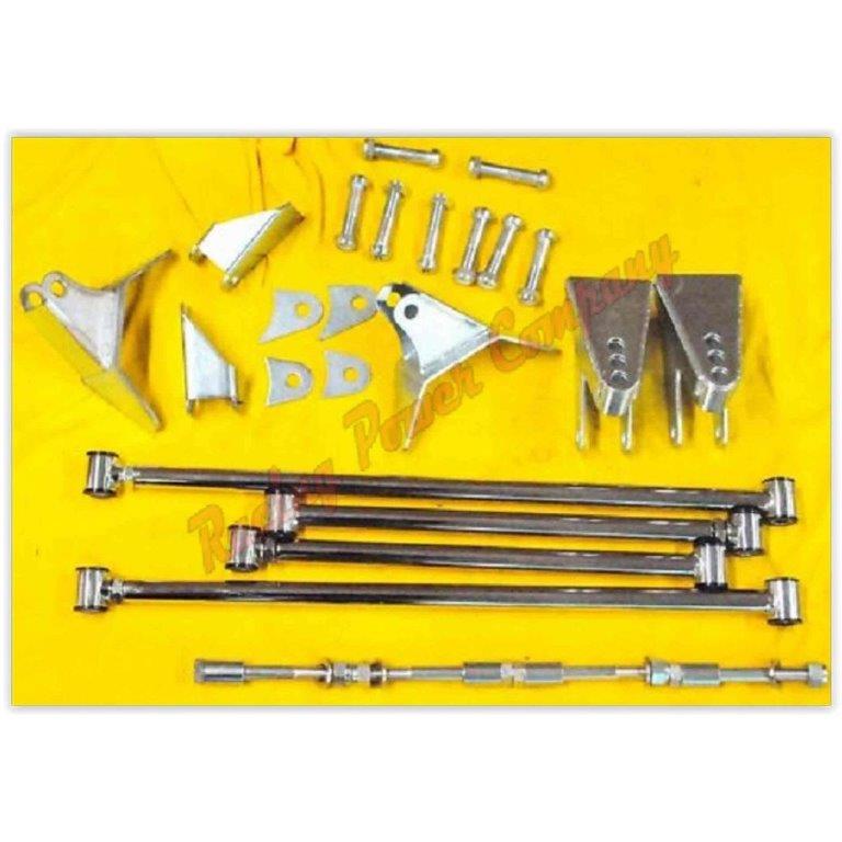 1932 FORD TRIANGULATED 4 LINK KIT. STAINLESS