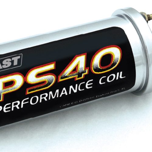 PS40 IGNITION COIL, CHROME WITH BALLAST RESISTOR