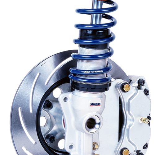 DOUBLE ADJT.ALUM STRUT PACKAGEHD BRAKE KIT w/4 PIST CAL