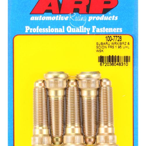 WHEEL STUDS, SUBARU BRZ / WRX M12-1.25 X 49.5mm, 5-PACK