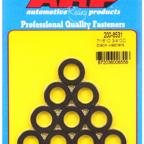 7/16″ ID WASHERS, NO CHAMFER  3/4″ OD, .120″ THICK, 10-PK