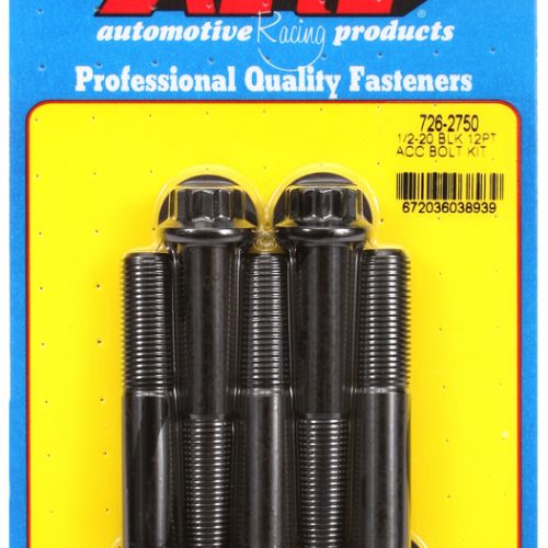 12PT BOLTS 1/2″ UNF x 2.75″ 9/16″ WRENCH (5-PACK) 1/2-20