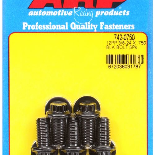 12PT BOLTS 3/8″ UNF x .750″   3/8″ WRENCH (5-PACK) 3/8-24