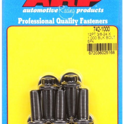 12PT BOLTS 3/8″ UNF x 1.00″   3/8″ WRENCH (5-PACK) 3/8-24