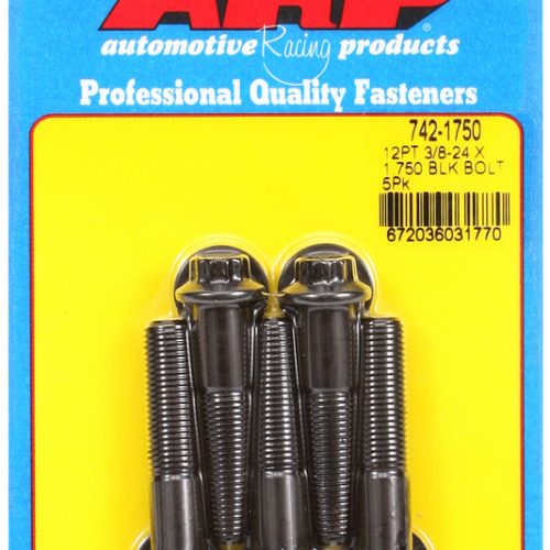 12PT BOLTS 3/8″ UNF x 1.75″   3/8″ WRENCH (5-PACK) 3/8-24
