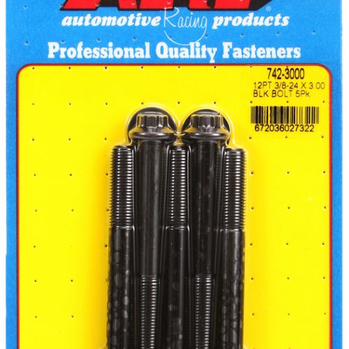 12PT BOLTS 3/8″ UNF x 3.00″ 3/8″ WRENCH (5-PACK) 3/8-24