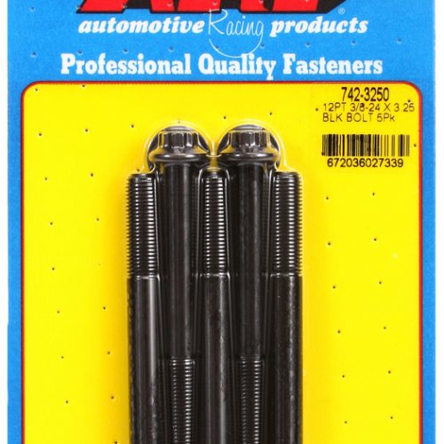 12PT BOLTS 3/8″ UNF x 3.25″ 3/8″ WRENCH (5-PACK) 3/8-24