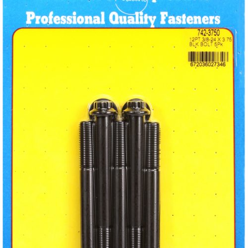 12PT BOLTS 3/8″ UNF x 3.00″ 3/8″ WRENCH (5-PACK) 3/8-24