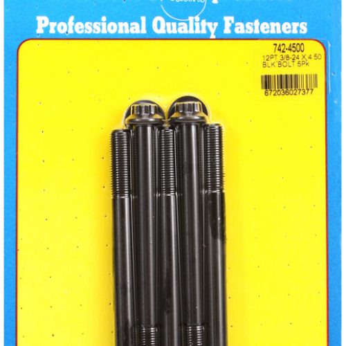 12PT BOLTS 3/8″ UNF x 4.50″ 3/8″ WRENCH (5-PACK) 3/8-24