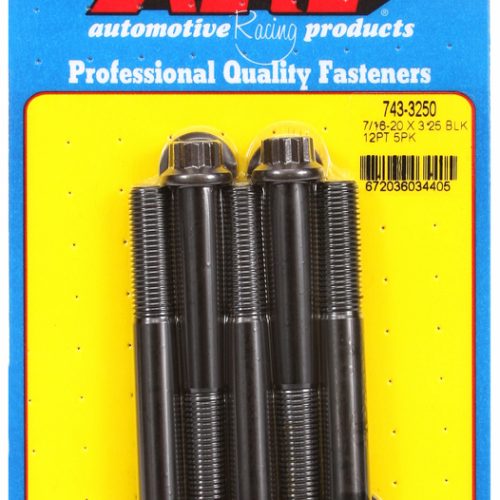 12PT BOLTS 7/16″ UNF x 3.25″ 7/16″ WRENCH (5-PACK) 7/16-20