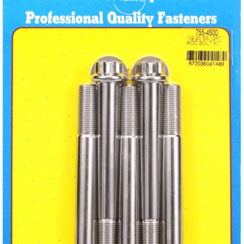 SS 12PT BOLTS 1/2″ UNF x 4.50″9/16″ WRENCH (5-PACK) 1/2-20
