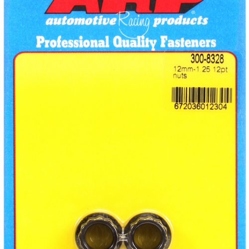12-POINT NUTS M12x1.25 (2)    14mm WRENCH, .750″ COLLAR
