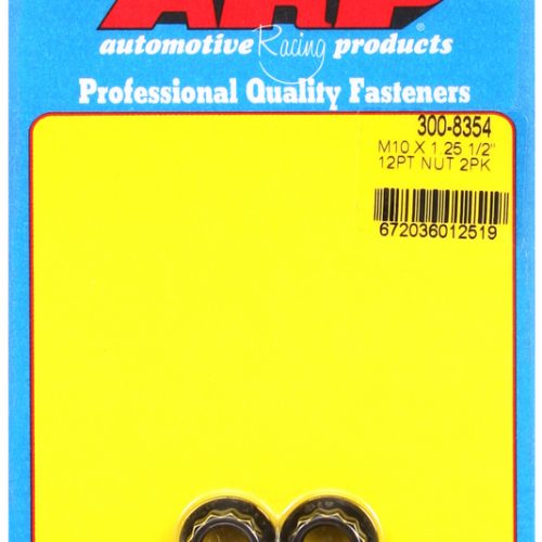 12-POINT NUTS M10x1.25 (2)    12mm WRENCH, .700″ COLLAR