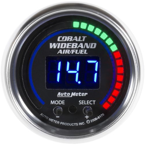 COBALT 2-1/16″ AIR / FUEL WIDEBAND PRO PLUS, 6:1 – 20:1