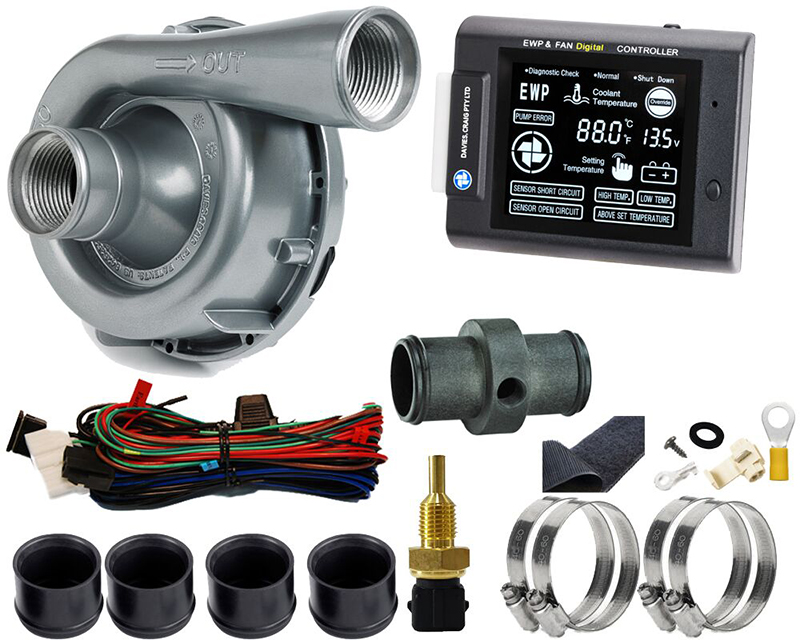 EWP150 ALLOY WATER PUMP & LCD CONTROLLER COMBO. 12V 150L/MIN