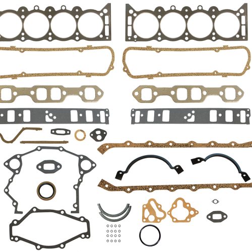 253-308 FULL GASKET SET ROPE  REAR SEAL, GRAPHITE H/G
