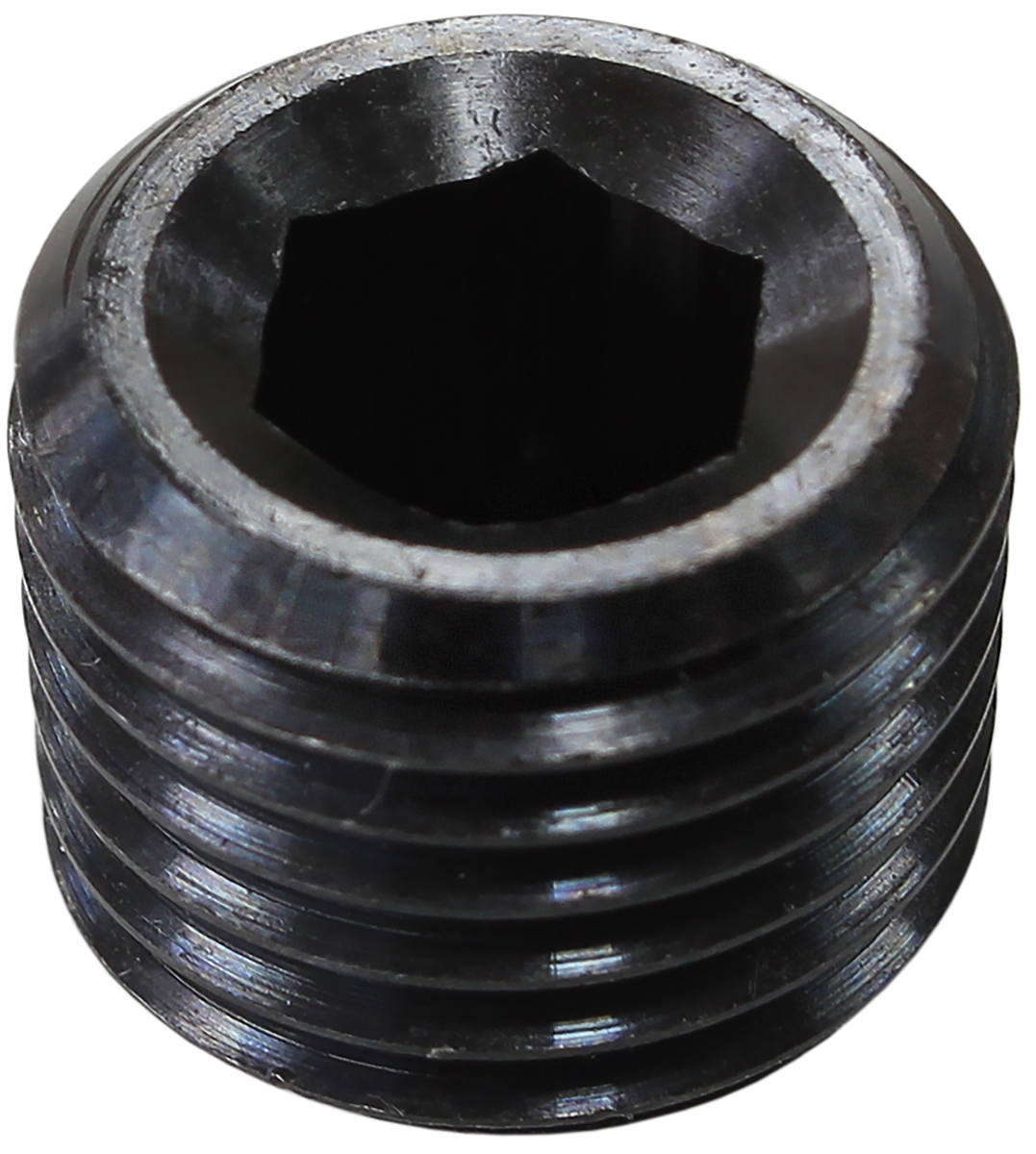 1/8" NPT PORT PLUG STEEL BLACKCOATED